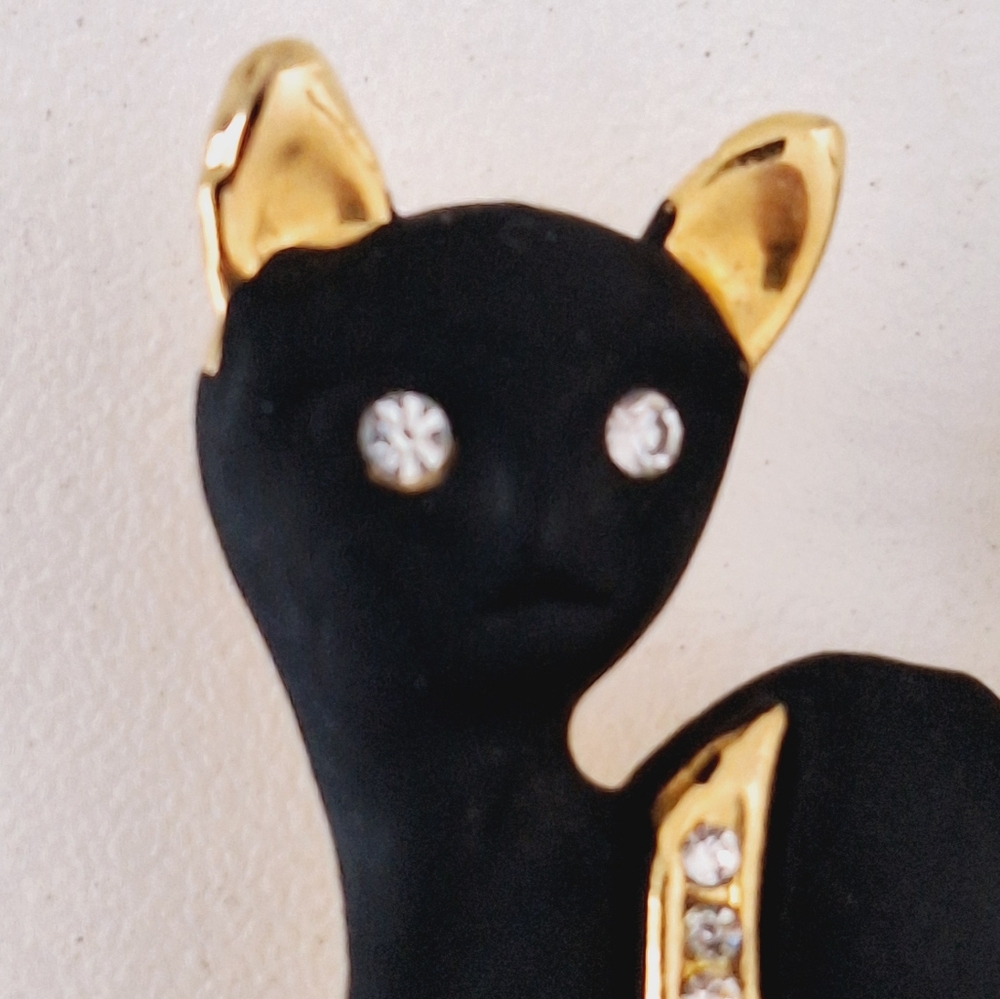 🚫SOLD🚫 Vintage cat brooch - Picture 4 of 6